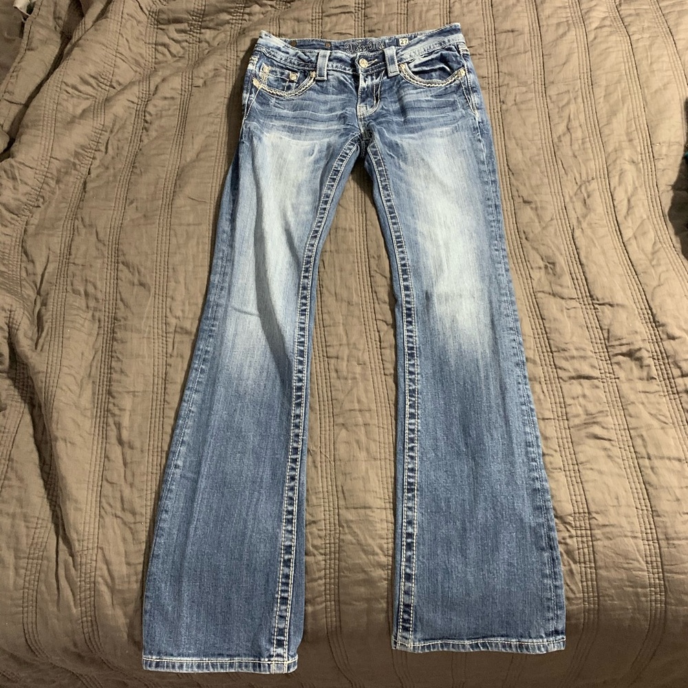 Miss Me Boot Cut Jeans (long) - Picture 8 of 8